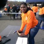 Alydia volunteering